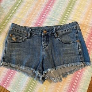 Quicksilver denim shorts size 3/26